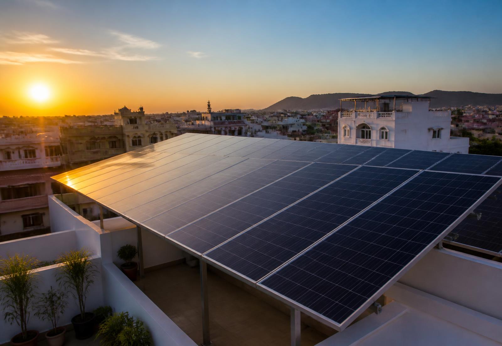 Rooftop installation, Jaipur
